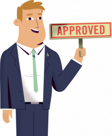 Guy-Holding-Approved-Sign